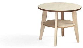 Konferenčný stolík HOLLY, Ø 600x500 mm, breza