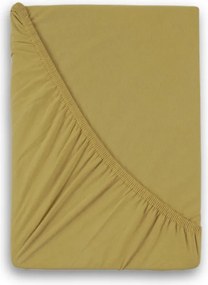 Kvalitex Luxusné bavlnené JERSEY prestieradlo s lycrou 90x200 cm - béžové