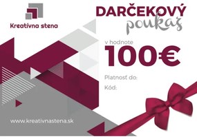 DARČEKOVÝ POUKAZ V HODNOTE 100€