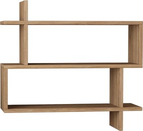 Nástenná polica ORVIXA, dub