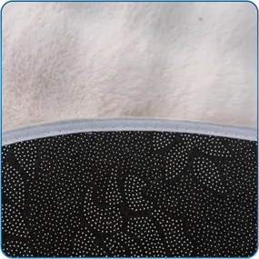 Koberec Rabbit Bubble biely kruh