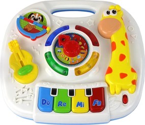 LEAN Toys Vzdelávacia interaktívna tabuľa 2 v 1 pre batoľatá Žirafa