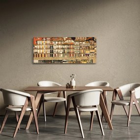 Obraz - Nábrežná štvrť, Portugalsko (120x50 cm)