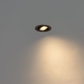 Moderné zapustené bodové svetlo tmavo bronzové naklápateľné - Cisco