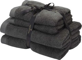 XXXLutz SADA FROTÉ UTERÁKOV, tmavosivá Aquanova - Kúpeľňový textil - 008525027502