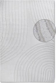 Kusový koberec Gallery 106086 Cream z kolekcie Elle, 160x235, biela, obývacia izba, ELLE Decoration