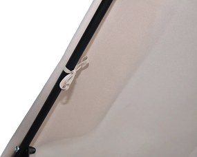 Záhradná hojdačka Barbara - čierna / taupe