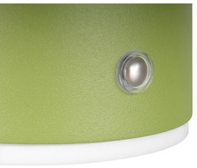 Zelené LED nástenné svietidlo na USB Davey – Trio