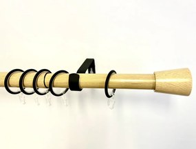 Garnýža Jana 190-360 cm, imitácia bukového dreva