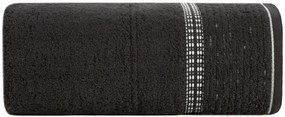 BAVLNENÝ UTERÁK TAYLOR 70X140 CM ČIERNA