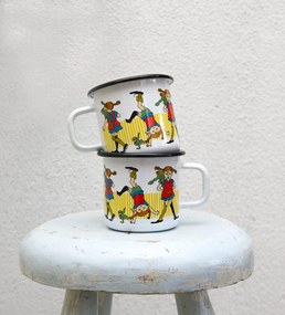 Hrnček Muurla Pippi Dlhá pančucha Pippi má narodeniny 370 ml