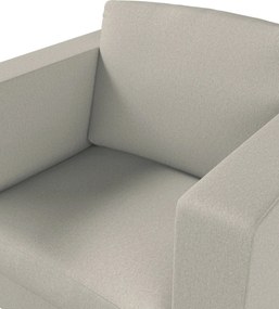 Poťah na kreslo Karlanda, krátky farba produktu béžová látka zapletaná