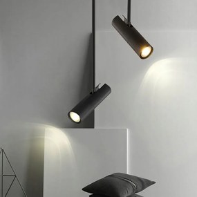 Toolight - závesná stropná lampa GU10 10W - reflektor APP608-1C, čierna, OSW-08196