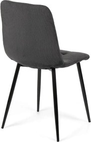 Set - 4 ks Jedálenská stolička AVENBERG ARDEN, sivá