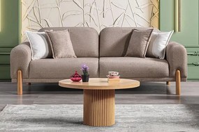 Rozkladacia pohovka Clasy (hnedá). Akcia -18%. Vlastná spoľahlivá doprava až k Vám domov. 1145281