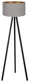 Brilagi - Stojacia lampa VELVET 1xE27/60W/230V wenge/šedá
