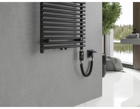 Mexen Sol, elektrické vykurovacie teleso 1200x600 mm + vykurovacia tyč 900 W, čierna, W125-1200-600-2900-70