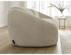 Béžová pohovka z textílie bouclé 230 cm Tina – Bobochic Paris