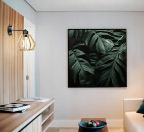 BERGE Nástenná lampa - kinkiet - E27 - DIAMANT - čierna