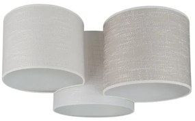 Brilagi - Stropné svietidlo SNAKE 3xE27/15W/230V sivá/krémová