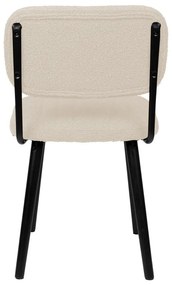 Krémová jedálenská stolička Jake – White Label