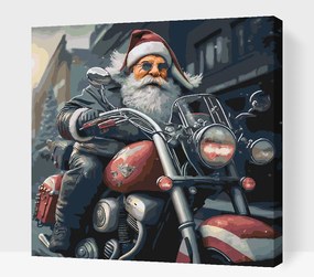 Gario Maľovanie podľa čísel Moderné Santa Rozmery: 80 x 80 cm, Rámovanie: S vnútorným rámom