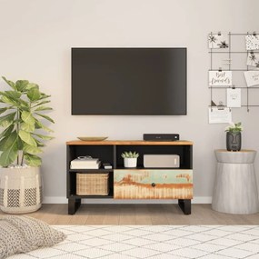 TV skrinka 80x33x46 cm recyklovaný masív a kompozitné drevo 351976