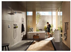 Hansgrohe Raindance E, hlavová sprcha 300 1jet EcoSmart so sprchovým ramenom, chrómová, HAN-26239000