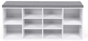 Polica na topánky so sedením VASAGLE LHS10WT