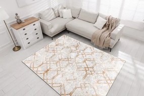 Koberec MIRO 51805.804 geometrický, zlatý