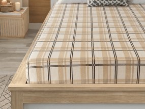 Obliečka mikroplyš PLAID 200x200 cm krémová