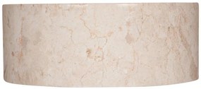 Indera MIRUS 509 Ø40 Cream Umývadlo z prírodného kameňa na dosku