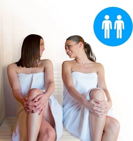 BPS-koupelny Fínska sauna Relax HYD-6717 120x120, 2 osoby
