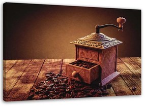 Obraz na plátně Mlýnek na kávu - 120x80 cm