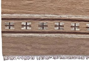 Diamond Carpets koberce Ručne viazaný kusový koberec Ginger DESP P83 Brown Cream - 200x290 cm