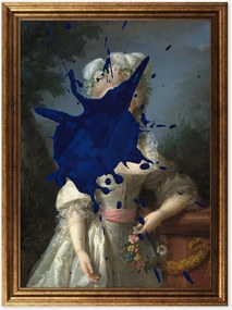 Nástenná dekorácia v ráme Lady In Paint II
