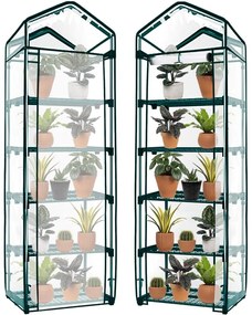 Záhradná skleníková polica 70 X 50 X 200 cm SPRINGOS GT0007