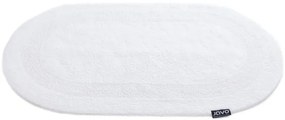 Kúpeľňový koberček Javo Cotton biely ovál