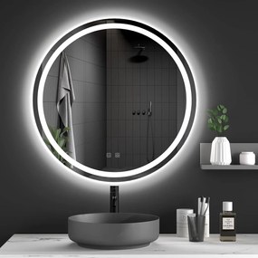 Rea Zrkadlo ⌀80 cm s regulovateľným LED osvetlením HOM-05520