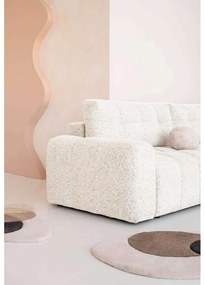 Krémová rozkladacia modulárna rohová pohovka s úložným priestorom (pravý roh) Lulu – Miuform