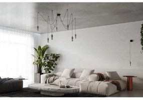 Sollux SL.1161 - Luster na lanku NESO 5xE27/15W/230V pavúk betón