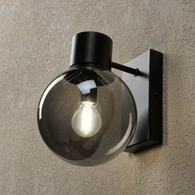 Nástenné svietidlo SFERIO 1xE14/5W/230V čierne/dymovo čierne