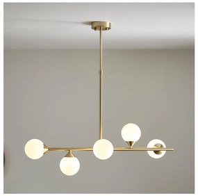 Endon 101347 - Luster na tyči OTIS 5xG9/3W/230V zlatý