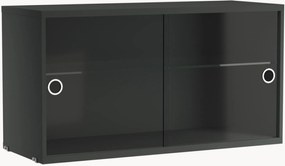 Vitrína's posuvnými sklenenými dvierkami String System, Š 78 x H 30 cm