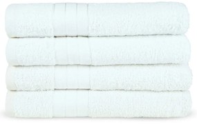 Biele froté bavlnené uteráky v súprave 4 ks 50x100 cm – Good Morning