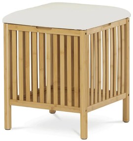 Taburet s úložným priestorom B066 NAT, bambus