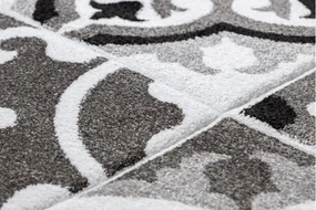Koberec ALTER Porto Kvety sivý