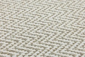 Obojstranný koberec BRUSSELS 205803/10610 béžový / krémový kruh