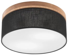 Brilagi - LED Stropné svietidlo BELLADONNA 2xE27/15W/230V pr. 40 cm čierna/dub