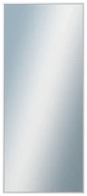 DANTIK - Zrkadlo v rámu, rozmer s rámom 60x140 cm z lišty Hliník strieborná (7269004)